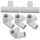 thumbnail image 2 of ColoMX 6 conectores de plástico para corralito, piezas de repuesto, conectores en forma de T fáciles de instalar y piezas de corralito de 3 vías, accesorios para patio de juegos., 2 of 8