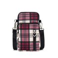 thumbnail image 1 of Factory Direct Crossbody Mobile Phone Bag Vertical Fabric Mini Small Bag Wrist Arm Mobile Phone Bag Three-Layer Coin Wallet, 1 of 7