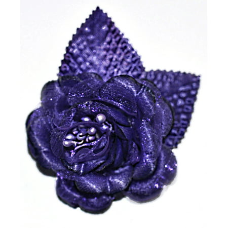 12 Silk Roses Wedding Favor Flower Corsage Pick - Royal (Rose Royce Best Love)