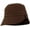 Coffee, variant on CoCopeaunts Bucket Hat for Women Sun Protection Pleated Fisherman Hat Four Seasons Solid Color Cycling Hiking Ponytail Hat