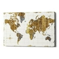 thumbnail image 1 of Epic Graffiti  "Gilded Map" by Wild Apple Portfolio, Giclee Canvas Wall Art, 18"x26", 1 of 4