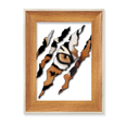thumbnail image 1 of Tiger Eyes Tear Face Desktop Wooden Photo Frame Display Picture Art Painting Multiple Sets, 1 of 3