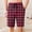 Hot Pink, variant on Men's Pajama Shorts Loose Fit Elastic Waist Drawstring Baggy Plaid Printed Casual Beach Yoga Knee Length Shorts with Pockets M-3XL Yellow XL(XL)