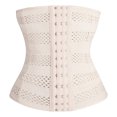 thumbnail image 4 of Faja moldeadora de cuerpo de goma para mujer, cintura transpirable hueca, faja, beige, 4XL Speravity AP001122-13, 4 of 7