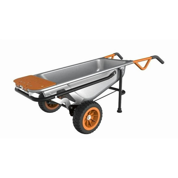 WORX WG050 Aerocart 8-In-1 Multifunction Wheelbarrow Dolly Cart Garden Carrier