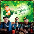 thumbnail image 3 of TERGAYEE Happy St Patrick's Day Flag,Shamrock Flag Saint Patty's Day Banner Vivid Color and Polyester Double Stitched with Flag Grommets Outdoor Indoor Home Decor, 3 of 4