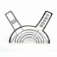 thumbnail image 2 of 2pcs Silicone Baking Mat Silicone Bread Mat for Dough Transport Black and Red 53cm, 2 of 3