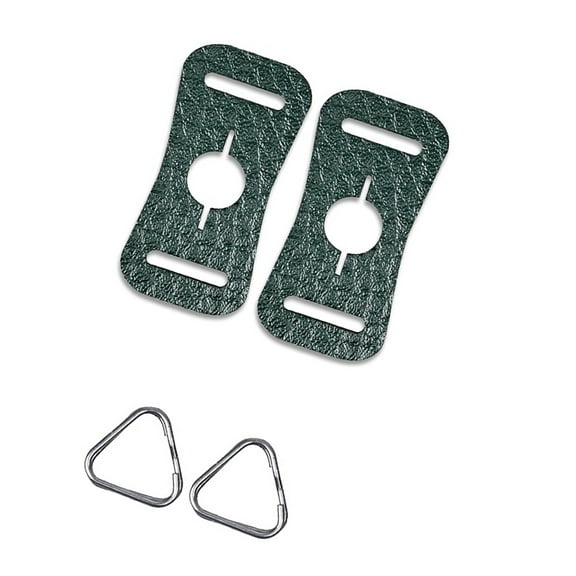 Stainless Steel & Leather DSLR Belt Adapter - Split Hook Protector Cover with Cushion Quick Attachment