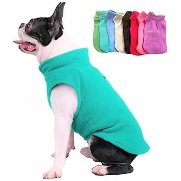 Chaleco polar Jacko & Co para perro, talla XL, color turquesa