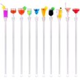 thumbnail image 1 of Fameei 10pcs Beverage Stirrers--Stainless Steel--Reusable Drinking Sticks, 1 of 8