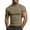 Khaki, variant on WTXUE T-Shirts Short Sleeve, Mock Neck Shirts for Men Male Summer Solid T Shirt Blouse Turtleneck T Shirt Solid | Casual for Men Beige 3XL