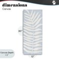 thumbnail image 4 of Stupell Industries Modern Minimal Leaf Silhouette Canvas Art, 13 x 30, by Natalie Carpentieri, 4 of 8
