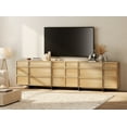 thumbnail image 2 of WAMPAT Modern 18-Drawers Dresser for Bedroom, Wooden Chest of Drawers with T-Shaped Wood Legs, Storage Cabinet and Closet Organizer for Bedroom, Hallway, Living Room, Oak, 2 of 11
