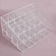 thumbnail image 1 of 24 ranuras acrílico transparente maquillaje trapezoidal lápiz labial soporte de exhibición estante de almacenamiento organizador de cosméticos, 1 of 5