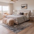 thumbnail image 2 of GENIMO 2'x7' Geometric Abstract Runner Rug, Machine Washable Non Slip Low Pile Hallway Runner Rug for Kitchen Laundry Room, QUARTZRIFT, 2 of 5