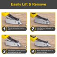 thumbnail image 3 of Removedor de grapas Herramienta extractora de grapas con mango ergonómico Tapicería y construcción Removedores de grapas resistentes para quitar todo tipo de clavos en muebles Piso Caja de madera Marc, 3 of 7
