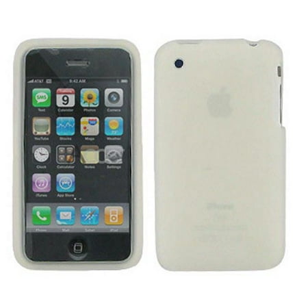 - Made for Apple iPhone 3G Silicone Case, Rubber Skin - Frost White by Redshield