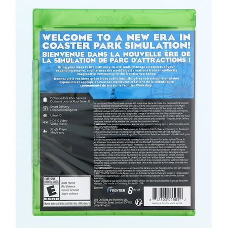 Planet Coaster Console Edition, Frontier for Xbox Series X, Xbox One, Physical