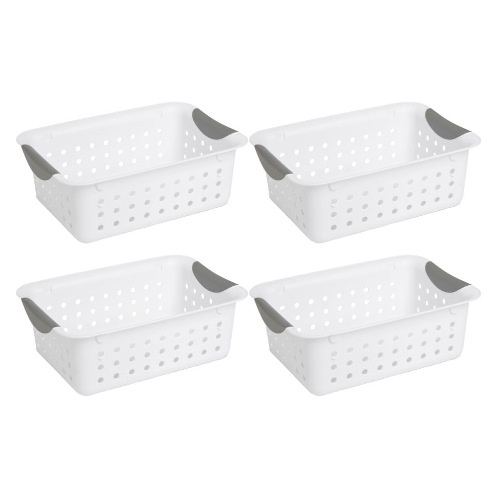 Sterilite 1622 Small Ultra Basket Storage Bin Ventilation Holes