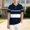 Navy, variant on Ynynloco Boys Short Sleeve Pique Shirts Kids Color Block School Uniform Golf Shirt Tops 5-15 Years