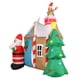 thumbnail image 1 of Modelo inflable de Navidad, casa de árbol de Navidad inflable, modelo de Papá Noel inflable, casa de árbol de Navidad inflable, resistente y resistente, 1 of 14