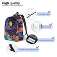 thumbnail image 3 of Rocae Fantasy Cosmic Landscape for Canvas College Laptop Backpack for Men Women -Small, 3 of 5
