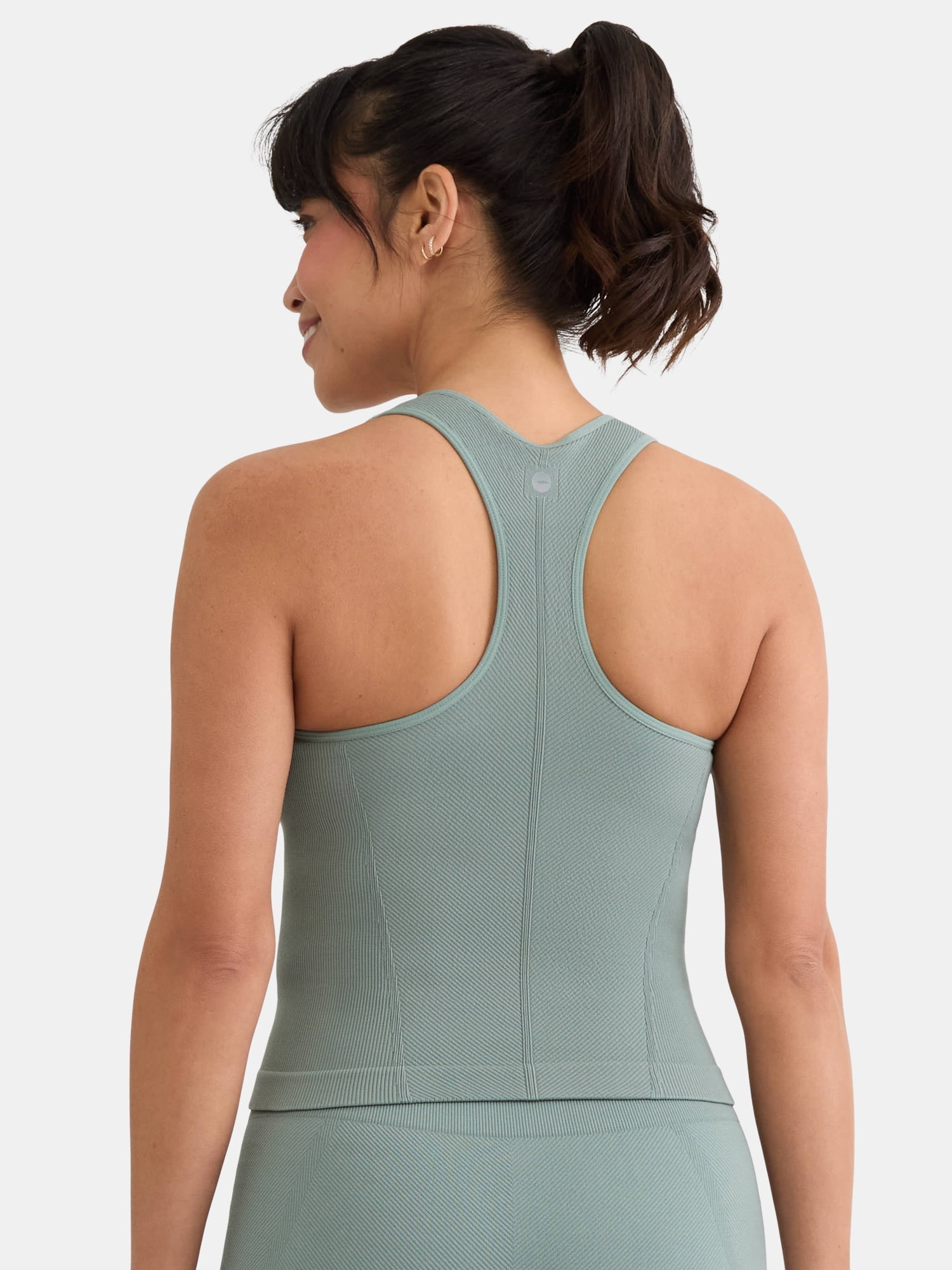 Avia Women's Seamless Mini Rib Corset Top, Sizes XS-XXXL