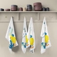 thumbnail image 2 of Easter Vintage Little Chicken Kitchen Tea Towels Set of 4 Absorbent Hand Dish Towels, Spring Blue Flowers Dishcloths Lint-Free 18x28 Inch Fast Drying for Cooking Baking Home Clean, 2 of 7