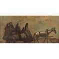 thumbnail image 2 of Cyprián Majerník 18x11 Gold Ornate Wood Frame and Double Matted Museum Art Print Titled - Refugees (1943), 2 of 4