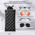 thumbnail image 4 of Spring Load Eyeglasses Case Portable Sunglasses Pouches Leather Eyeglasses Case, 4 of 10