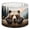 Brown, variant on Linen Drum Lamp Shades Forest Rustic Wildlife Animals Hunting Mountain Country 13" x 13" x 10" Lampshade for Table Lamps Floor Lamps Lamp Shade Replacement Easy Assembly Required