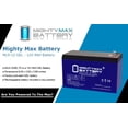 thumbnail image 3 of 12V 9AH GEL F2 Replacement Battery Compatible with CyberPower RB1280X2A - 2 Pack, 3 of 8