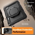 thumbnail image 5 of for Samsung Galaxy Tab S11 Case 11 inch, 360 Rotating Shockproof Cover with Stand, Handle, Shoulder Strap (SM-X730/X736B), Black, 5 of 7