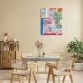 thumbnail image 3 of Stupell Industries Modern Red & Blue Table Setting Canvas Art, 16 x 20, by Melissa Wang, 3 of 8