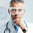 thumbnail image 5 of 2 Pcs Safety Goggles Clear Anti Fog Lens Protective Eyewear Lab Safety Splash-proof Fit Over Glasses For Adult Work, 5 of 5