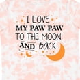 thumbnail image 4 of Inktastic I Love My Paw Paw to the Moon and Back Boys or Girls Toddler T-Shirt, 4 of 5