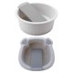 thumbnail image 1 of Lavabo portátil de 2 piezas con tabla de lavar para ropa de bebé, de plástico, antideslizante, para el hogar y viajes, 1 of 8