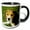 Black/White, variant on 3drose, Beagle, Dog, Puppy, Animal, Pet, 11oz Mug