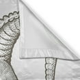 thumbnail image 3 of Ambesonne Sloth Kitchen Curtains, Funny Unusual Animal Drawing, 55"x39", Grey Black White, 3 of 3