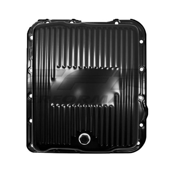 STEEL 700R4-4L60E-4L65E TRANSMISSION PAN DEEP SUMP - BLACK