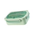 thumbnail image 1 of Fiambrera Bento portátil, reutilizable, a prueba de fugas para microondas, ideal para la oficina, picnic y el hogar. tres rejillas verdes, 1 of 9