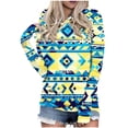 thumbnail image 3 of TaTaai Ladies Vintage Print Hooded Sweatshirt Long Sleeve Casual Pullover Loose Fit Retro Graphic Hoodie Spring Fall Top Gift, 3 of 5