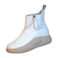 thumbnail image 4 of Botas cortas de otoño a la moda, botas para mujer, accesorios de disfraces con botines con cremallera, botines impermeables para niñas, mujeres, , 8 blanco Yinane Botas cortas, 4 of 8
