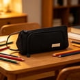 thumbnail image 6 of Under $1 Pencil Case, Large Capacity Multi-Compartment with Handle, Waterproof Cloth Pen Pouch, Portable Stationery Organizer for College Office by PALIFEUR, 6 of 6