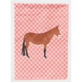 thumbnail image 1 of Carolines Treasures BB7845GF Mule Pink Check Garden Flag, 1 of 3
