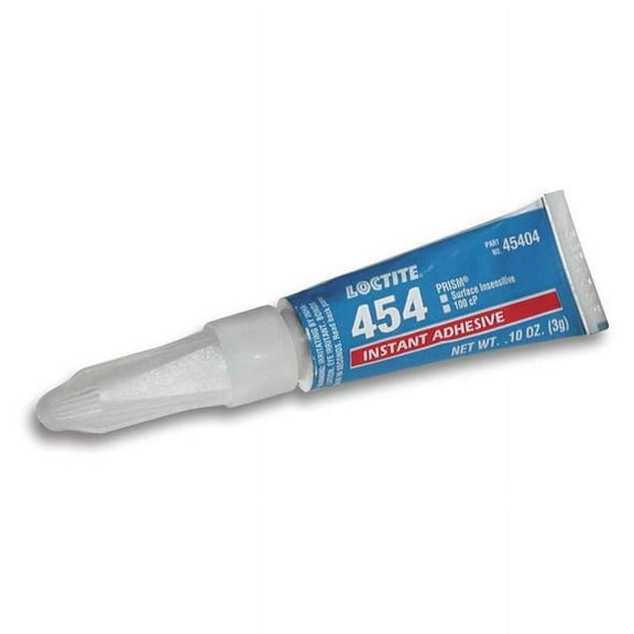 Loctite  3g 454 General-Purpose Prism Instant Adhesive, Clear - Pack of 10