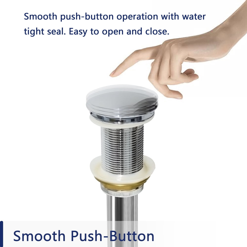 Standard 1.75" Chrome Pop up Bathroom Sink Drain