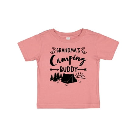 

Inktastic Grandmas Camping Buddy Boys or Girls Baby T-Shirt