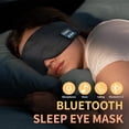 thumbnail image 5 of SYPVRY Suave Antifaz para Dormir Auriculares Bluetooth, Diadema para Dormir Ajustable Auriculares para Dormir Meditación Insomnio, Auriculares Inalámbricos con Cubierta para Ojos para Música para Sies, 5 of 5