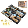 thumbnail image 2 of Juego De Vehículos De Ingeniería, Vehículos Educativos De Construcción De Alta Simulación, Juego De Juguetes, Señales De Tráfico De Mapas Resistentes Para Niños Pequeños, 2 of 7